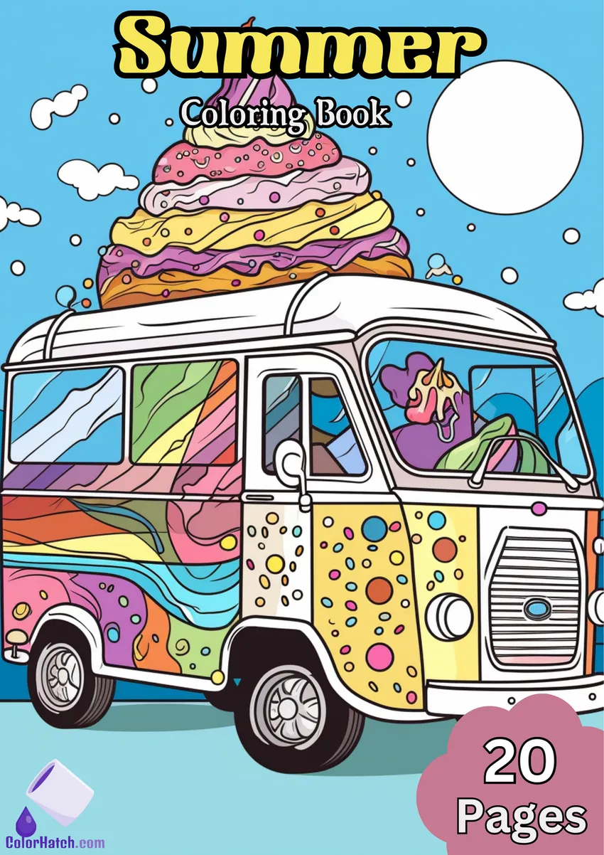 Summer 2 Coloring Book